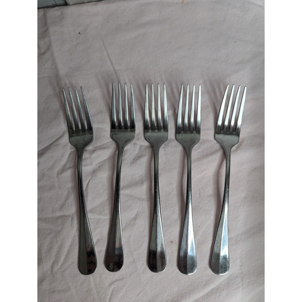 5 lot Onieda stamped  7" fork flatware estate find